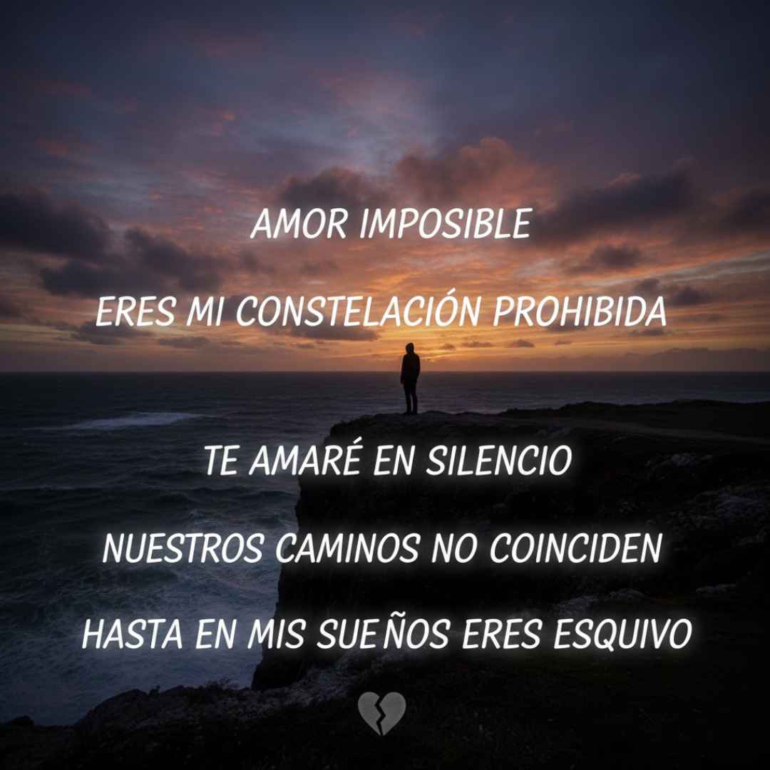 frases para un amor imposible