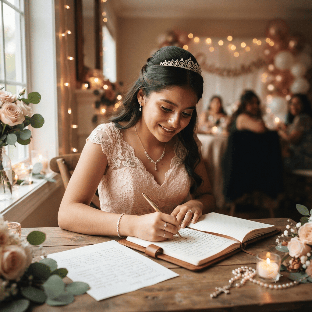 cómo escribir un discurso de quinceañera emotivo corto