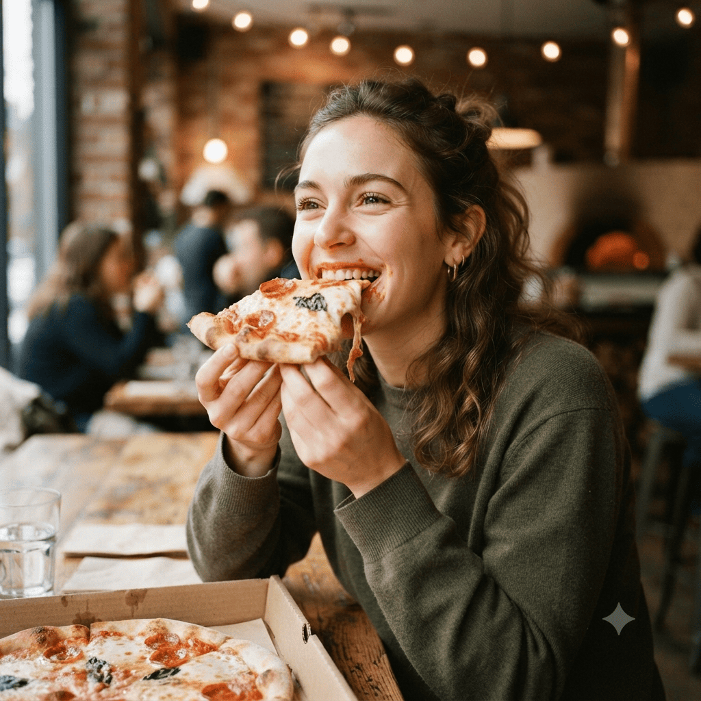 leyendas para fotos de instagram comiendo pizza